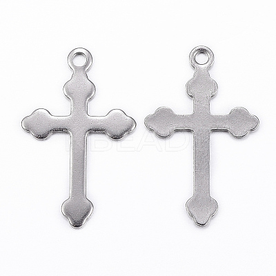 Tarnish Resistant 304 Stainless Steel Cross Pendants LS-STAS-G179-11P-1