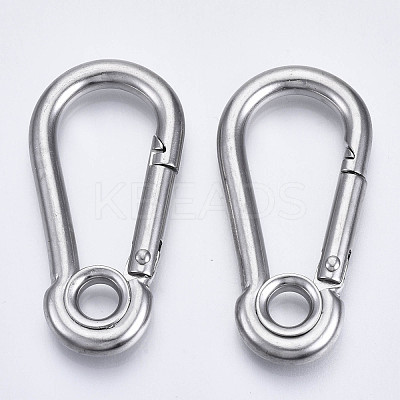 Tarnish Resistant 304 Stainless Steel Rock Climbing Carabiners STAS-N087-23A-01-1