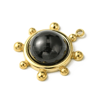 Natural Obsidian Pendants FIND-Z028-39B-1
