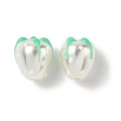 Baking Paint Baking Paint Glass Beads LAMP-Z014-02C-1