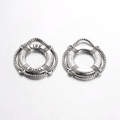 Tibetan Style Alloy Pendants X-TIBEP-0803-S-LF-1