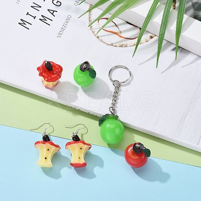 30Pcs 3 Style Resin Pendants RESI-LS0001-02P-1