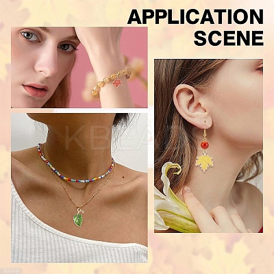30Pcs 10 Styles Autumn Theme Zinc Alloy Pendants ENAM-YW0006-94-1