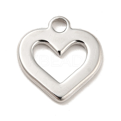 Non-Tarnish 304 Stainless Steel Pendants Rhinestone Setting LS-STAS-A066-04P-1
