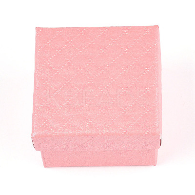 Square Cardboard Ring Boxes LS-X1-CBOX-S020-02-1
