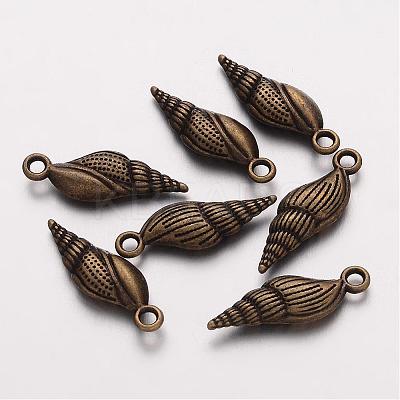 Tibetan Style Alloy Pendants TIBEP-20321-AB-NR-1