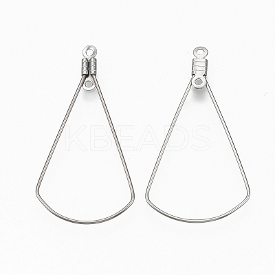Tarnish Resistant 304 Stainless Steel Wire Pendants LS-X-STAS-T051-004-1
