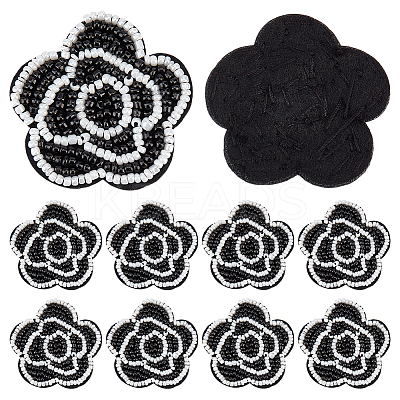 10Pcs Flower Cloth Ornament Accessories DIY-GA0009-21-1