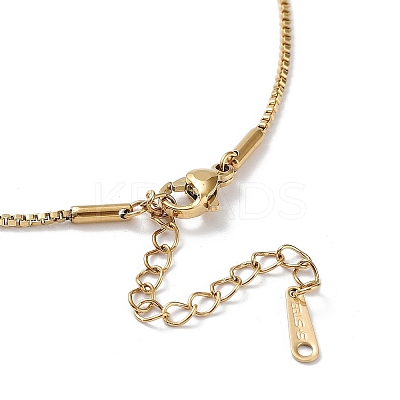 Mother's Day Brass Micro Pave Clear Cubic Zirconia Pendant Necklaces LS-NJEW-G126-01D-1
