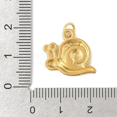 304 Stainless Steel Pendants STAS-V013-02C-G-1
