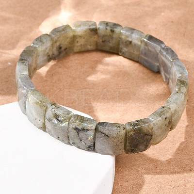 Natural & Synthetic Mixed Gemstone Faceted Beaded Stretch Bracelets for Women BJEW-K251-08-1