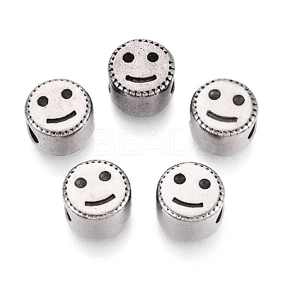 304 Stainless Steel European Style Large Hole Beads STAS-T072-103AS-1