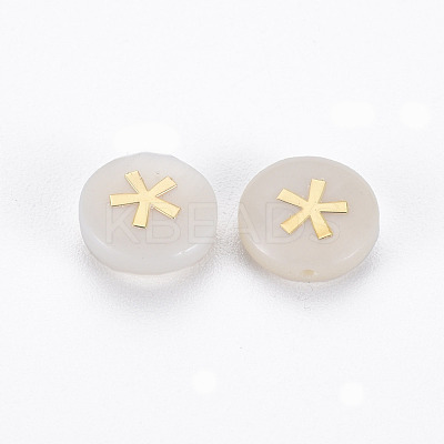 Natural Freshwater Shell Beads LS-SHEL-N003-22-09-1