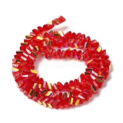 Transparent Glass Beads Strands EGLA-P061-04A-AB07-1