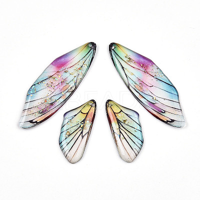 Epoxy Resin Pendants RESI-T057-27E-1