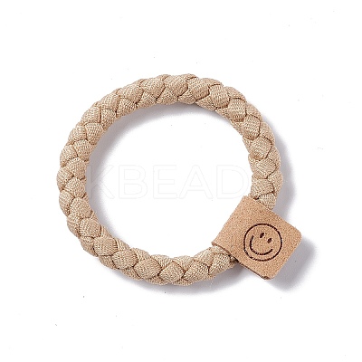 Solid Cloth Elastic Braided Hair Ties LS-PHAR-F015-04D-1