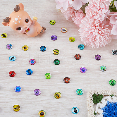 1 Bag Glass Doll Eyes Cabochons DIY-GF0008-70C-1