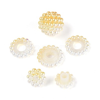 Imitation Pearl Acrylic Beads OACR-T004-15mm-15-1