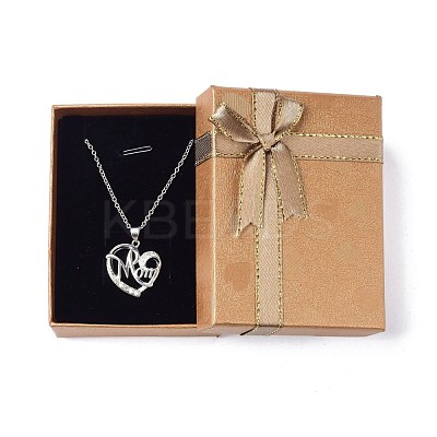 Paper Jewelry Organizer Box CON-Z005-05F-1