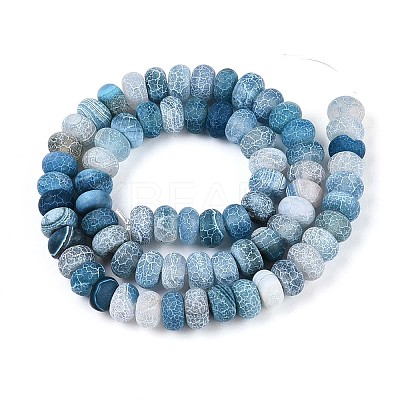 Natural Weathered Agate Beads Strands G-N357-13A-01-1