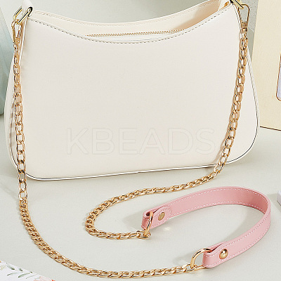 Imitation Leather & Alloy Crossbody Purse Chains FIND-WH20033-034D-LG-1