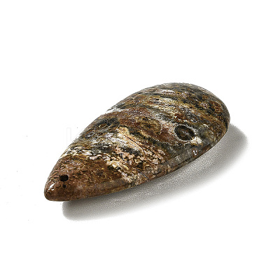 Natural Leopard Skin Jasper Pendants G-F731-04G-1