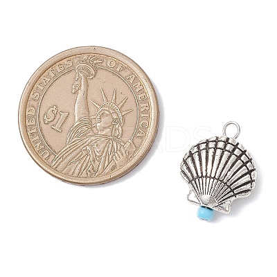 Ocean Themes Tibetan Style Alloy Pendants PALLOY-JF04441-1