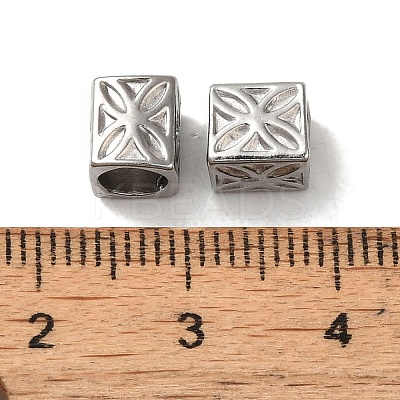 Tarnish Resistant 304 Stainless Steel European Beads STAS-K285-20P-1