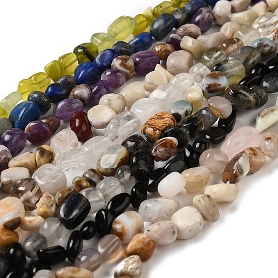 Natural Mixed Stone Beads Strands G-A247-01-1