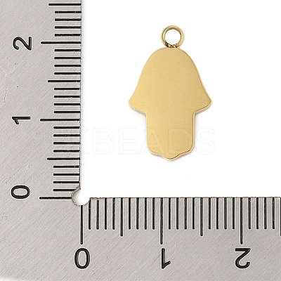 304 Stainless Steel Enamel Pendants STAS-P377-11G-B-1