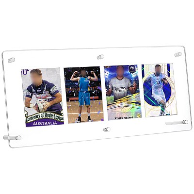 Acrylic and Iron Card Sleeve Display Stands ODIS-WH0100-06-1