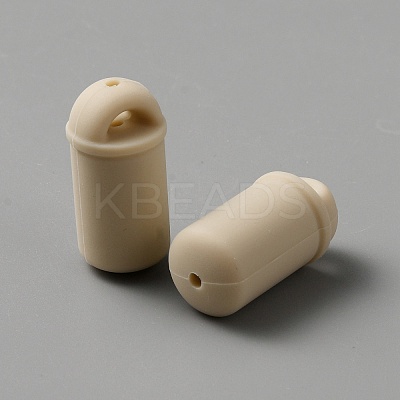 Bottle Food Grade Eco-Friendly Silicone Beads LS-SIL-WH0006-20B-1