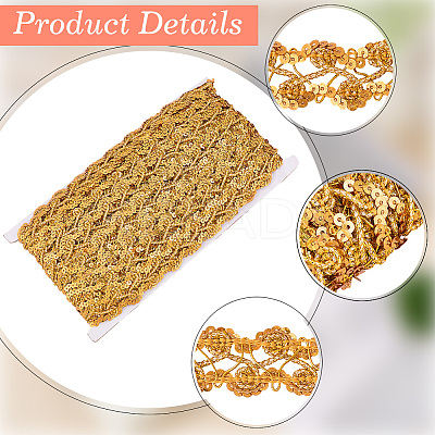 Metallic Braided Lace Trim OCOR-WH20020-23B-1