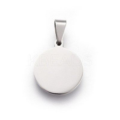 Tarnish Resistant 304 Stainless Steel Stamping Blank Tag Pendants LS-STAS-L220-03A-1