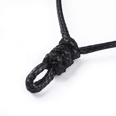 Adjustable Korean Waxed Polyester Cord Necklace Making AJEW-JB00493-01-1