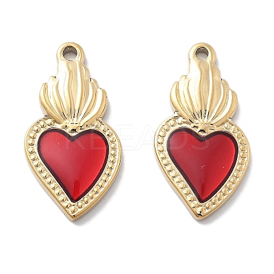 PVD Vacuum Plating 304 Stainless Steel Pendants STAS-R130-39G-1