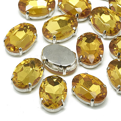 Sew on Rhinestone RGLA-T091-6x8mm-22P-1