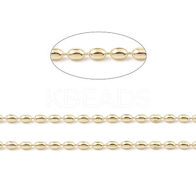 Brass Oval Ball Chains CHC-M025-60G-1