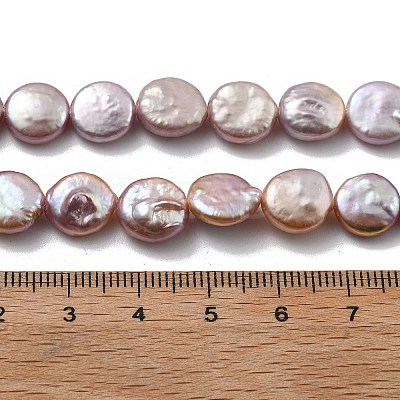 Natural Baroque Keshi Pearl Beads Strands PEAR-P064-08F-05F-1