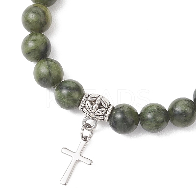 201 Stainless Steel Charm Bracelets BJEW-JB13245-1