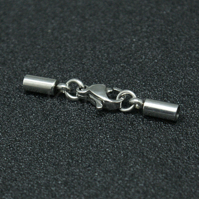 Tarnish Resistant 304 Stainless Steel Tube Cord Ends LS-STAS-I045-49-1
