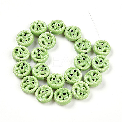 Handmade Porcelain Bead Strands PORC-N011-01A-1