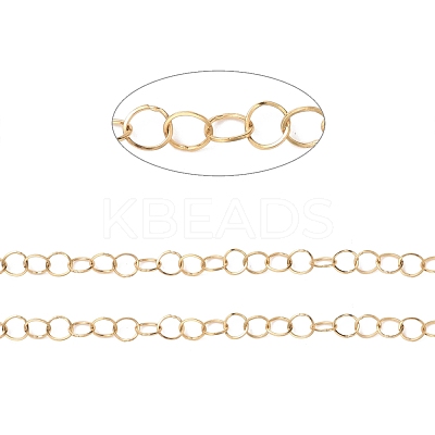 PVD Vacuum Plating 304 Stainless Steel Rolo Chains CHS-F011-05A-G-1