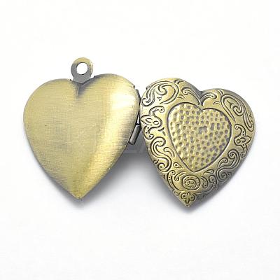 Brass Locket Pendants KK-F717-46AB-NR-1