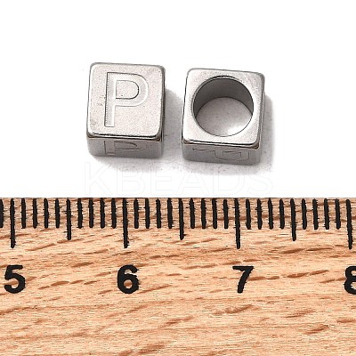 304 Stainless Steel European Beads STAS-D382-02P-P-1