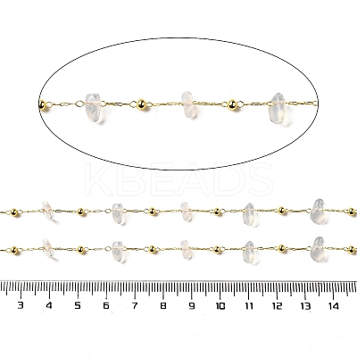 Handmade Opalite Chip Beaded Chains CHC-F020-09G-14-1