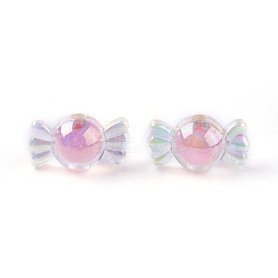Acrylic Beads MACR-WH0004-01-1