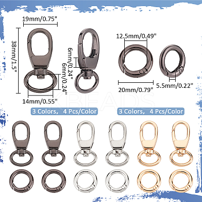 Alloy Clasps Sets FIND-PH0018-31-1