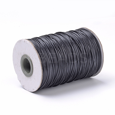 Braided Korean Waxed Polyester Cords YC-T002-0.8mm-101-1