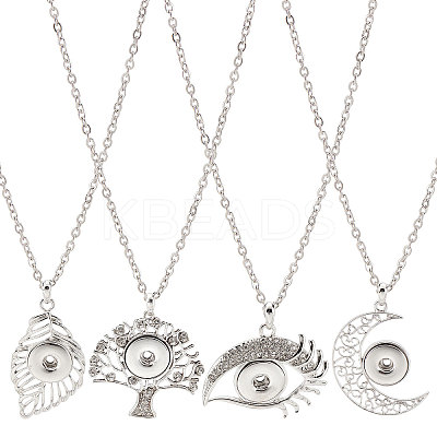 DIY Snap Necklace Making Kit DIY-SC0021-47-1